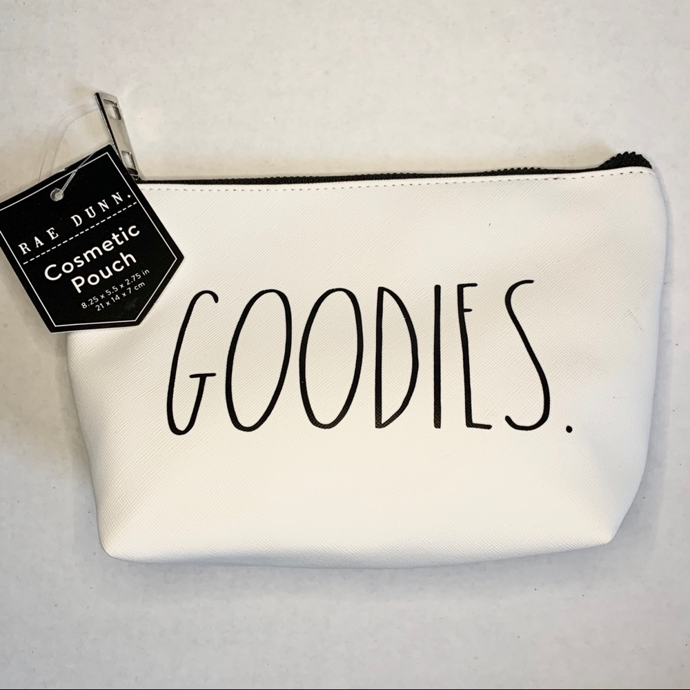 NWT RAE DUNN Cosmetic Bag Goodies
